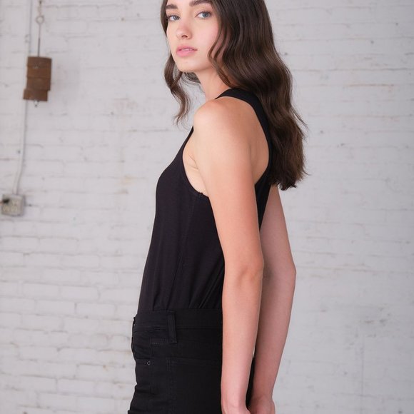 Black Racerback Tank - Picture 2 of 3